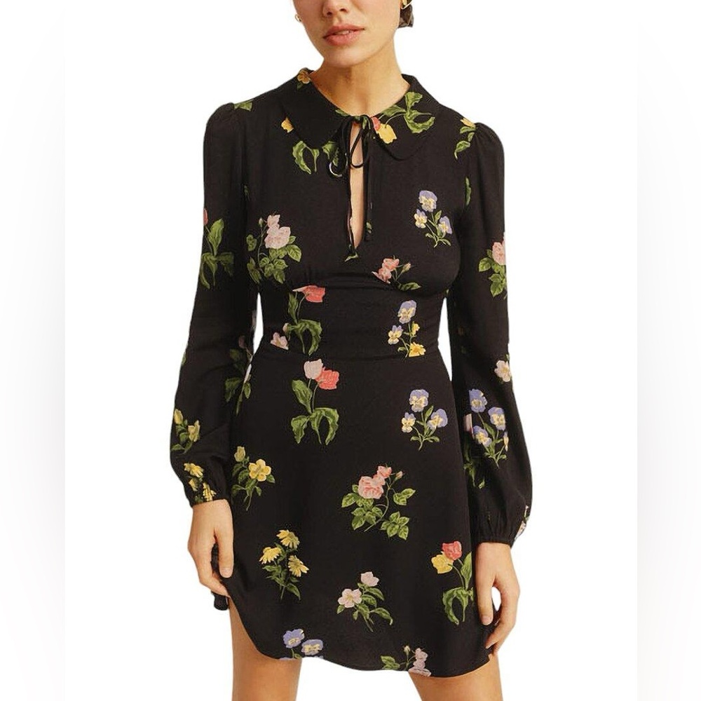 Reformation Will Dress in Night Bloom Print NWT